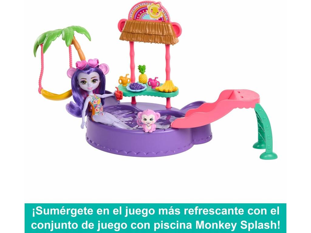 Enchantimals Sunshine Island Boneca com Piscina de Mattel HTW73