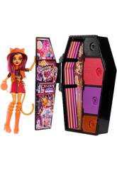 Monster High Skulltimate Secrets Neon Frights Muñeca Toralei Mattel HNF80