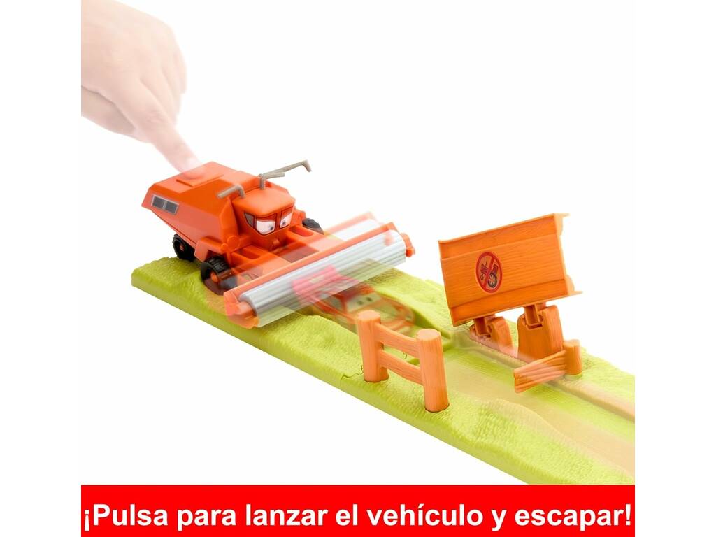 Cars Pista Macchine da Fuga di Frank Mattel HRX48