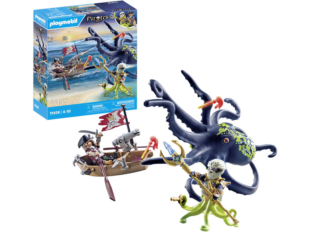 Playmobil Pirates Batalha com Polvo Gigante 71419