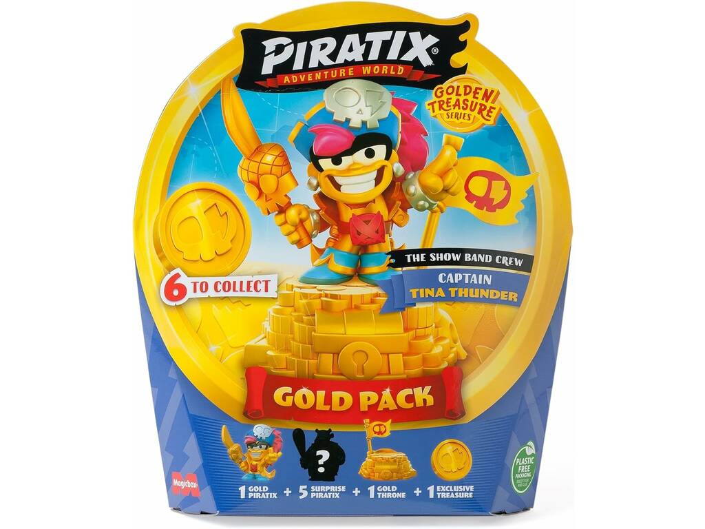 Boîte à magie Piratix Golden Treasure Series Gold Pack PPX1B616IN00