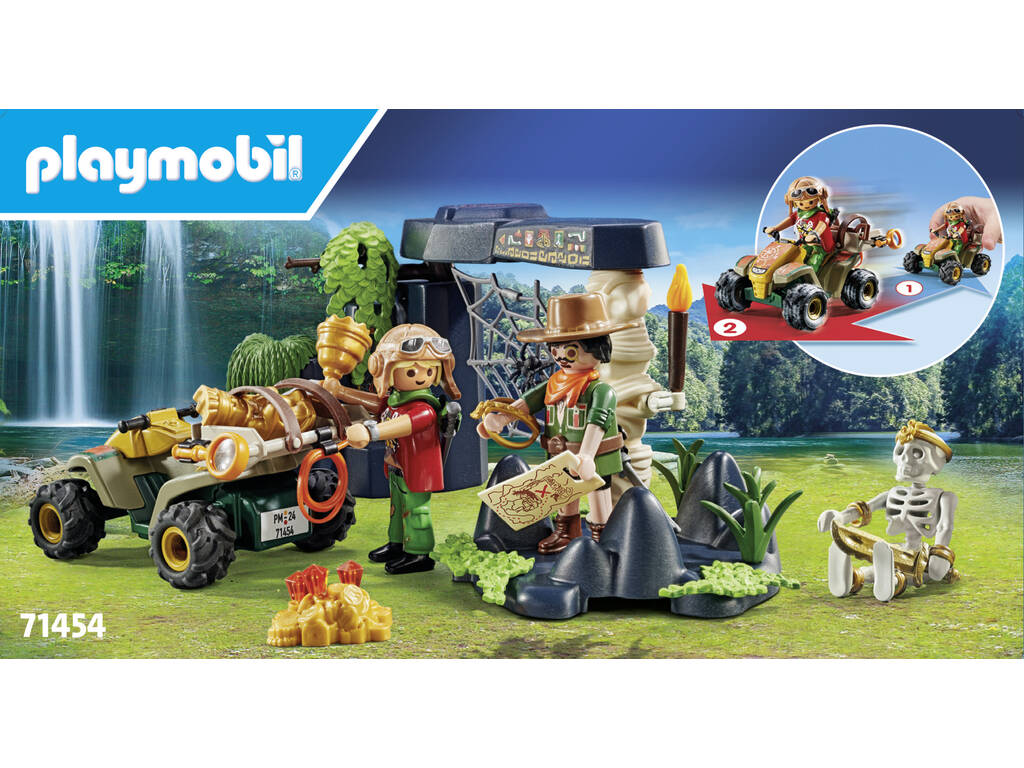 Playmobil Chasseurs de trésors dans la jungle 71454