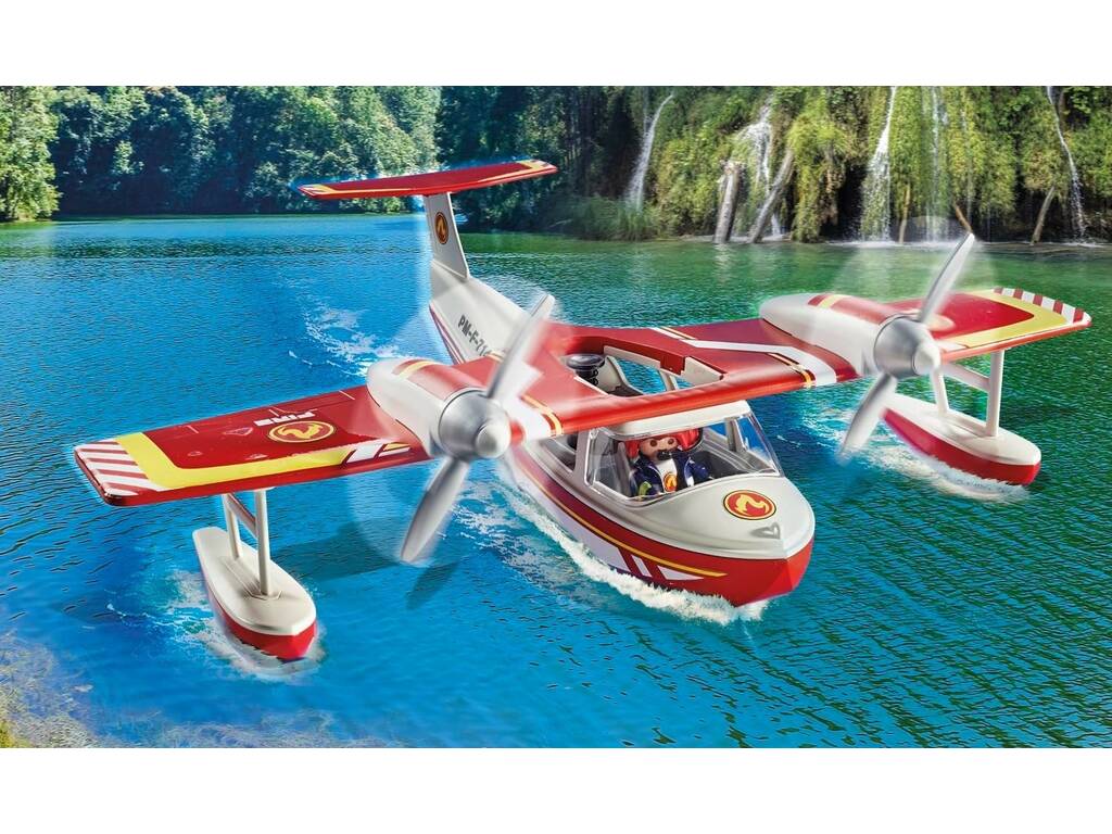 Playmobil Action Heroes Feuerwehr-Wasserflugzeug 71463
