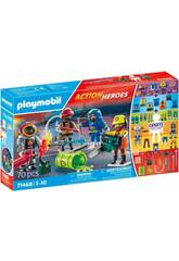 Playmobil Action Heroes Meine Figuren Feuerwehrleute 71468