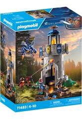 Playmobil Novelmore Tour des chevaliers avec forgeron et dragon 71483