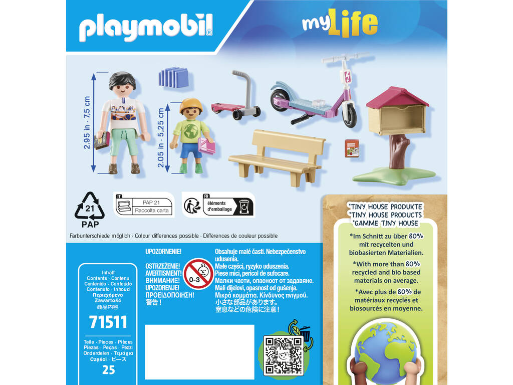 Playmobil My Life Intercâmbio de Livros 71511