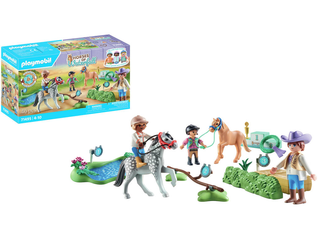 Playmobil Chevaux de la cascade Tournoi de poneys 71495