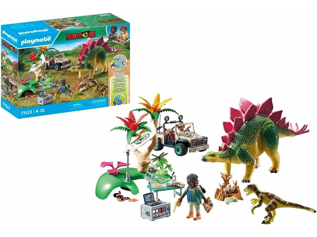 Playmobil Dinos Campamento di ricerca con dinosauri 71523