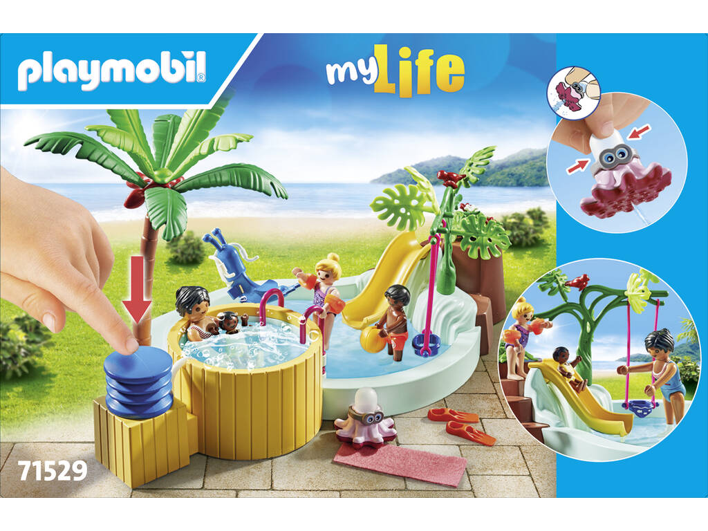 Playmobil My Life Piscina per bambini con Jacuzzi 71529