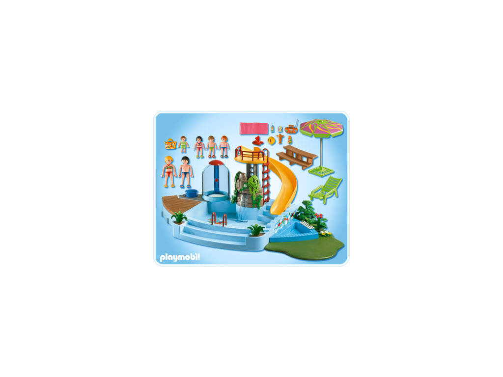 Playmobil Family Fun Piscine avec toboggan 4858