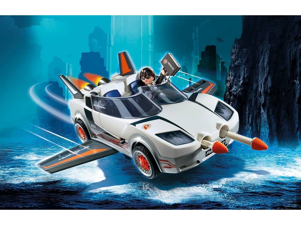 Playmobil Top Agents Agente Secreto e Racer 71587