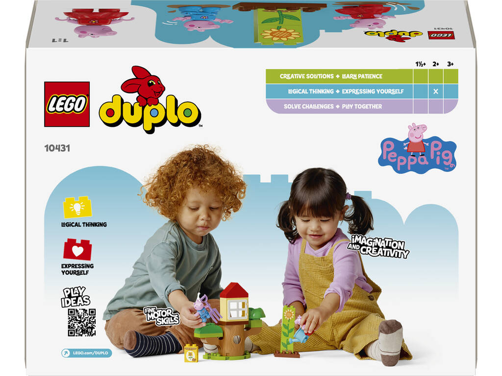 Lego Duplo Le jardin et la cabane de Peppa Pig 10431