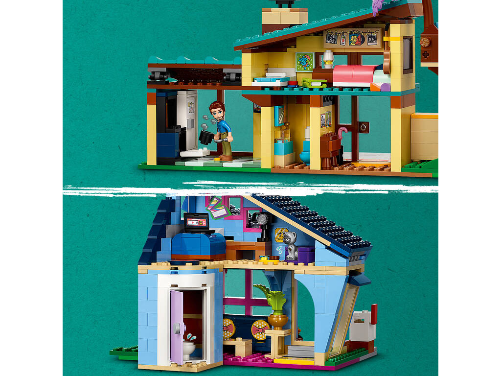 Lego Friends Casas Familiares de Olly y Paisley 42620