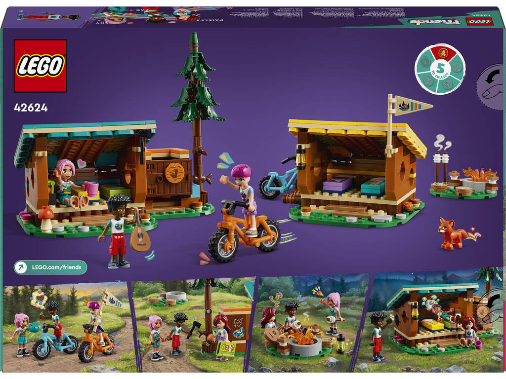 Lego Friends Campamento de Aventura: Cabañas Confortables 42624