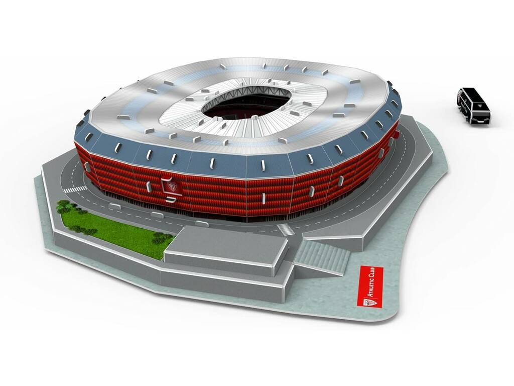 Puzzle 3D Estádio San Mamés com Luz Bandai EF14085