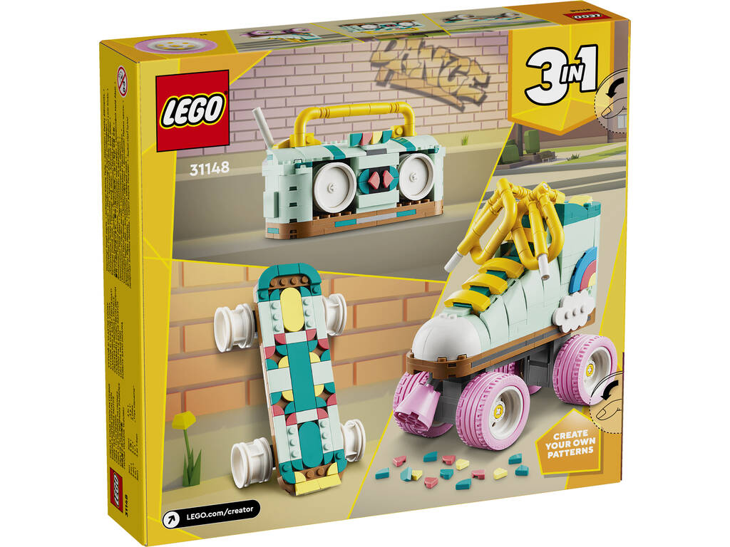 Lego Creator 3 en 1 Patín Retro 31148