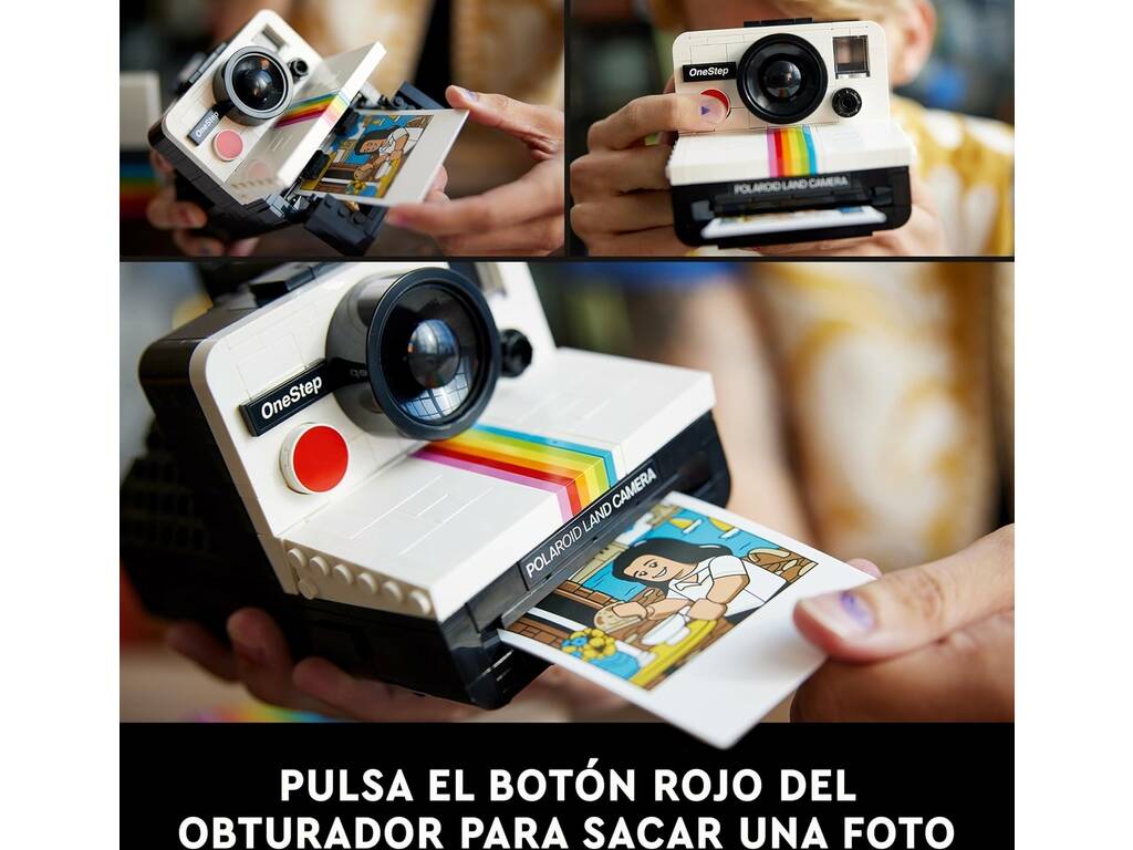 Lego Idee Macchina fotografica Polaroid OneStep SX-70 21345