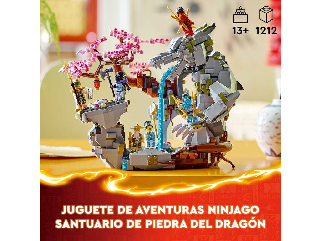 Lego Ninjago Dragon Pierre Sanctuaire 71819