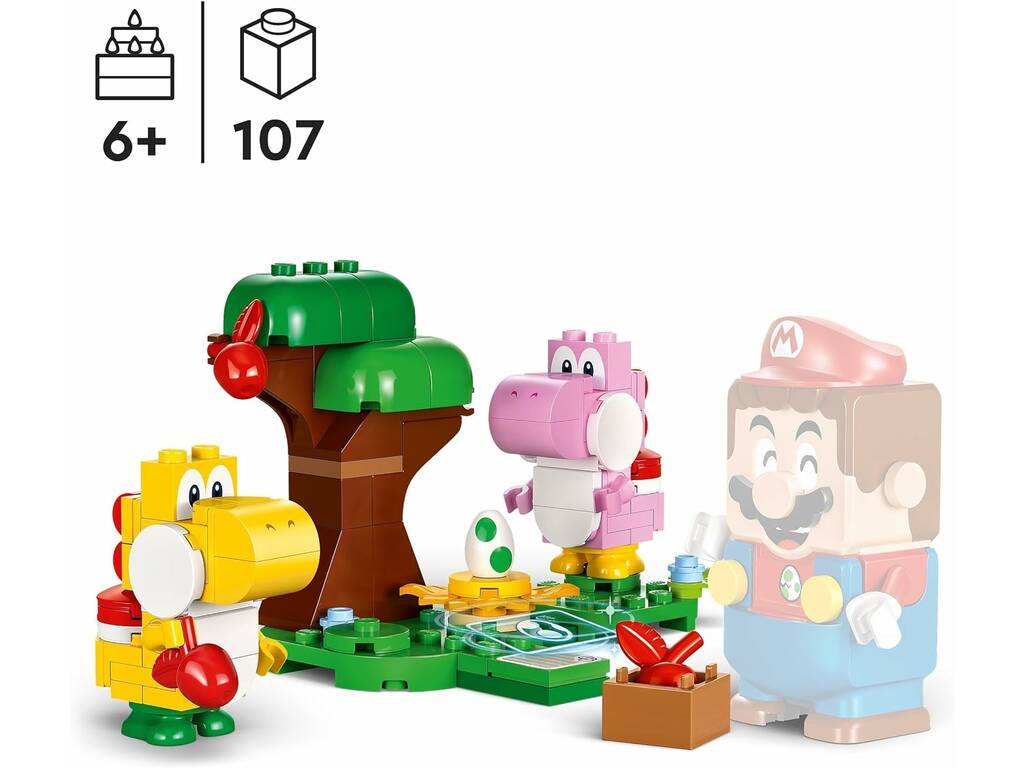 Lego Super Mario Set de Expansão Ovo de Yoshi na Floresta 71428