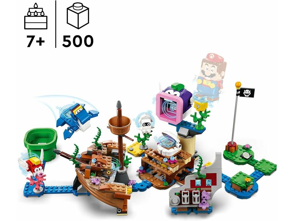 Lego Super Mario Set di Espansione Dorrie e la nave naufragata 71432