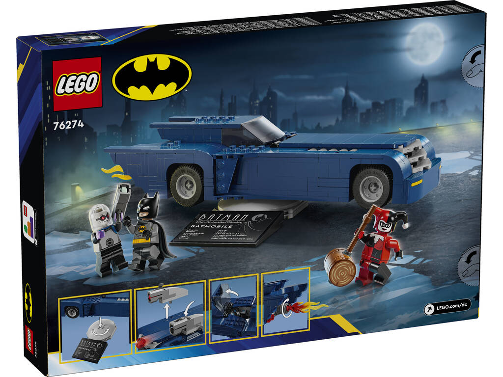 Lego Batman DC Batman com Batmóvel vs. Harley Quinn e Mr. Freeze