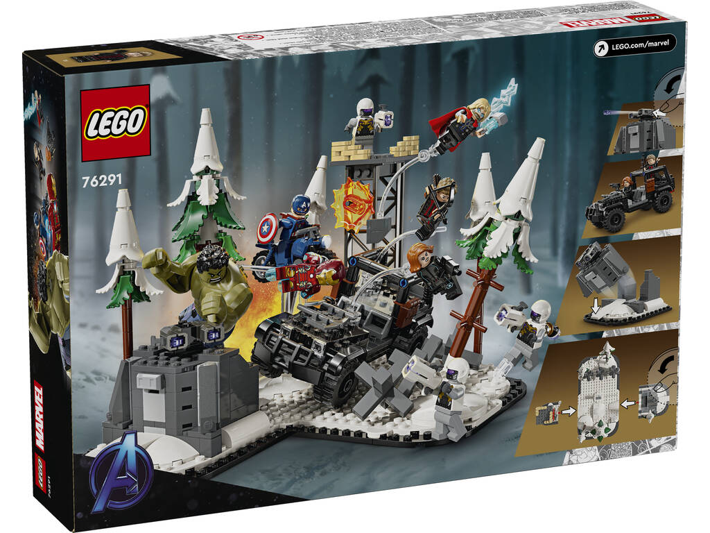 Lego Marvel Avengers Versammelt: Zeitalter von Ultron 76291