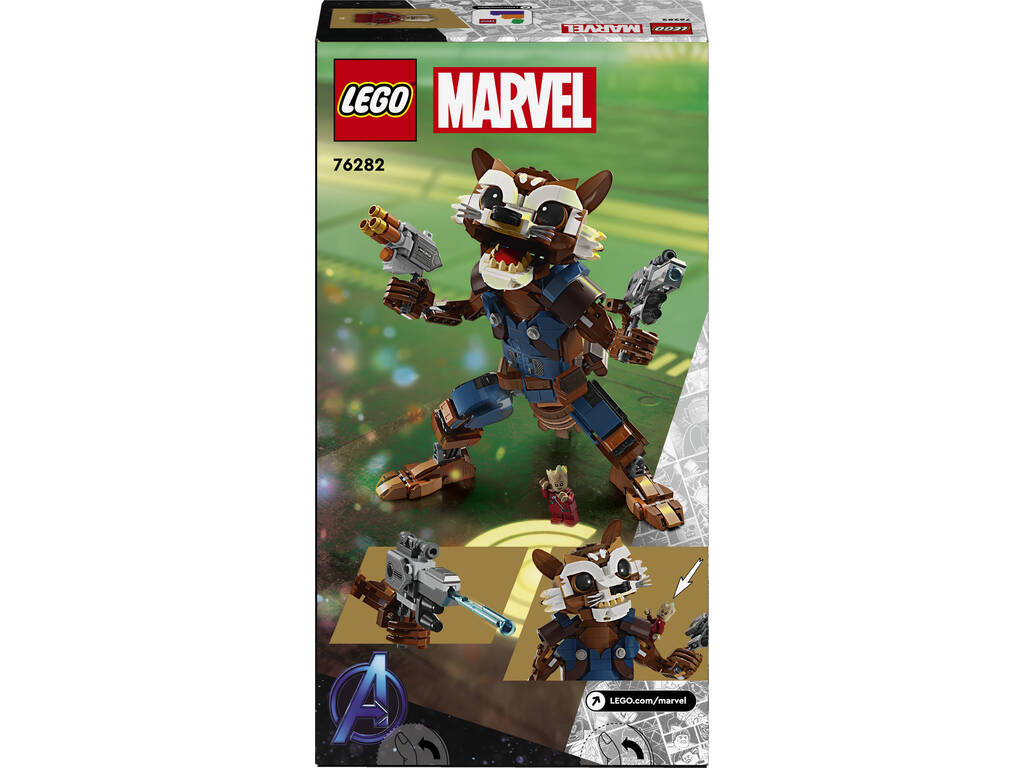 Lego Marvel Rocket e Baby Groot 76282