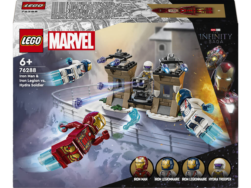 Lego Marvel Iron Man et Iron Legion vs. Hydra Soldier 76288