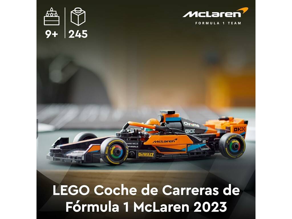Lego Speed Champiions Coche de Carreras de Fórmula 1 McLaren 2023 76919