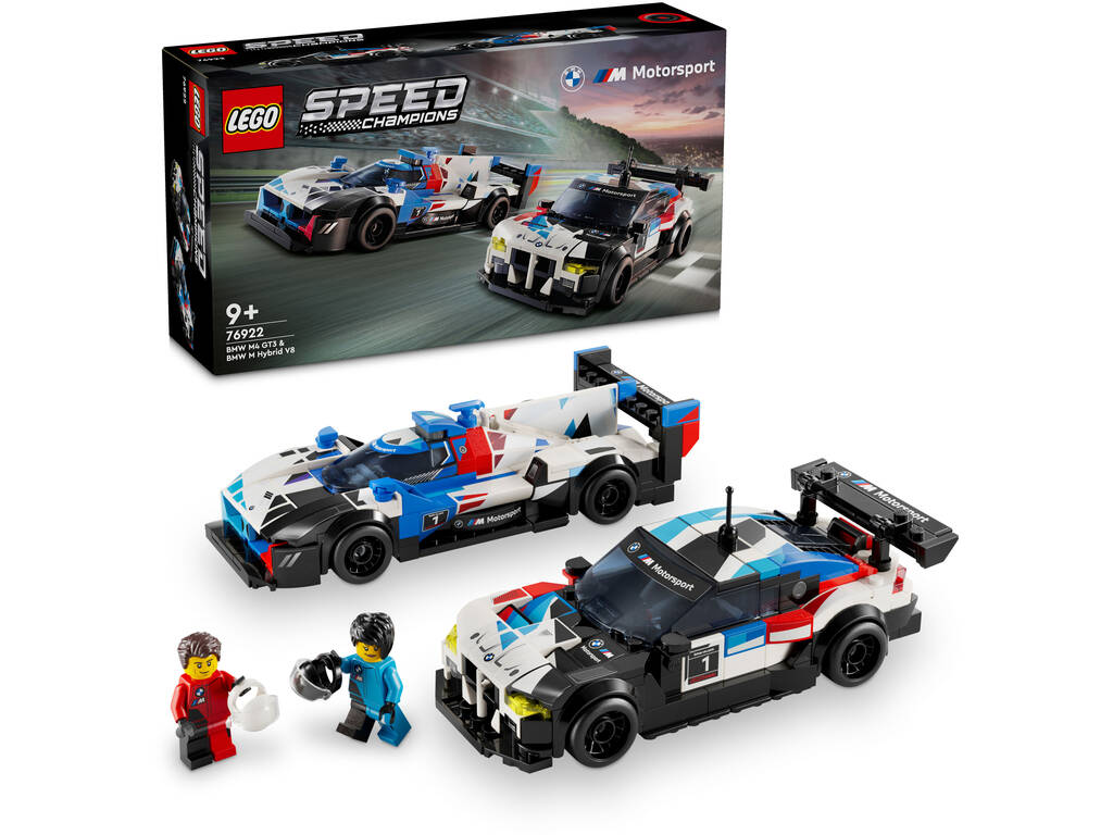 Lego Speed Champions Carro de Corridas BMW M4 GT3 e BMW Hybrid 76922