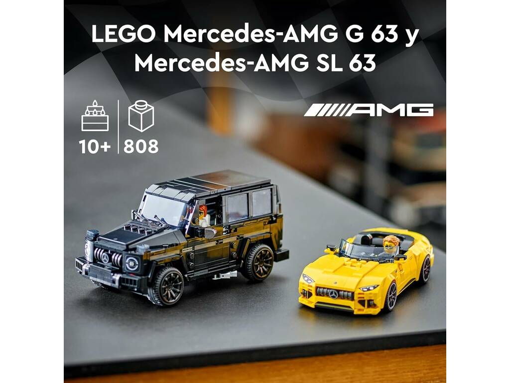 Lego Speed Champions Mercedes-AMG G 63 et Mercedes-AMG SL 63 76924