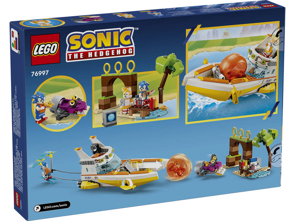 Lego Sonic Barco de Aventuras de Tails 76997