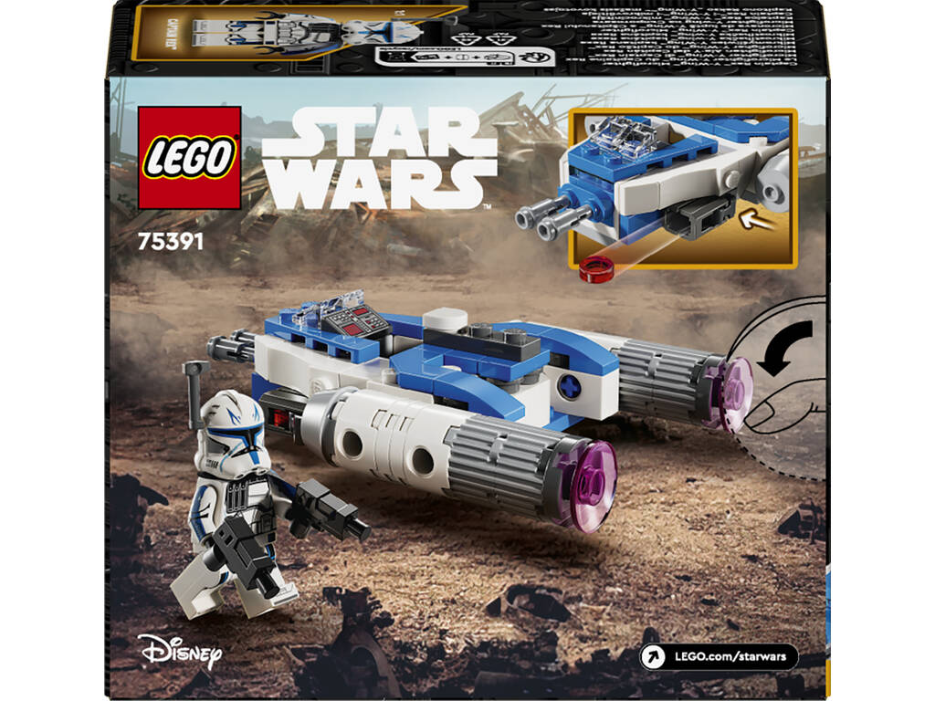 Lego Star Wars Microfighter Ala-Y del Capitán Rex 75391