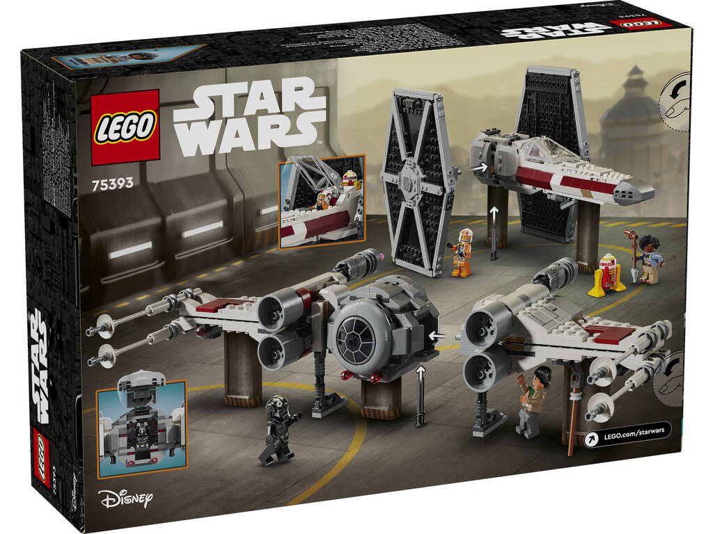 Lego Star Wars Tie Fighter et X-wing fusionnés 75393