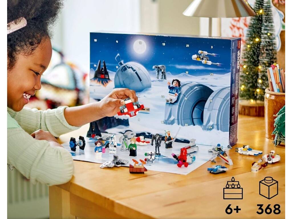 Lego Star Wars Calendario de Adviento 2024 75395