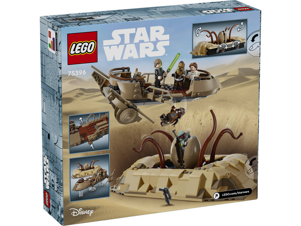 Lego Star Wars Skiff do Deserto e Poço de Sarlacc 75396