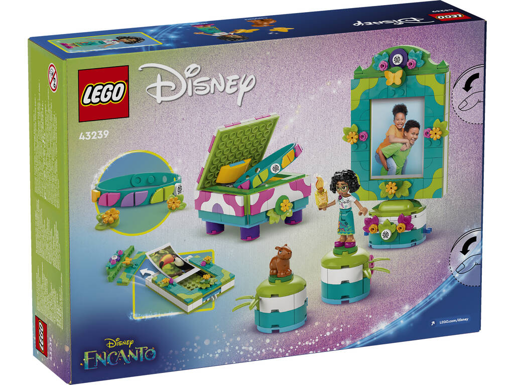 Lego Disney Encanto Porta Retratos e Caixa de Jóias de Mirabel 43239