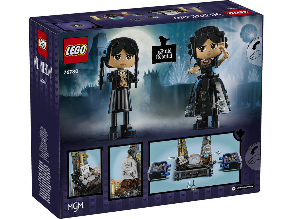 Lego Wednesday Figura de Wednesday Addams 76780