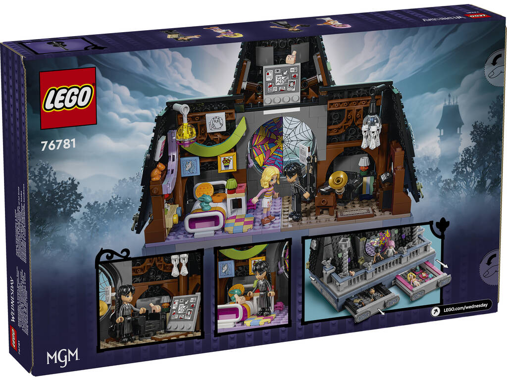 Lego Wednesday Quarto de Wednesday e Enid 76781