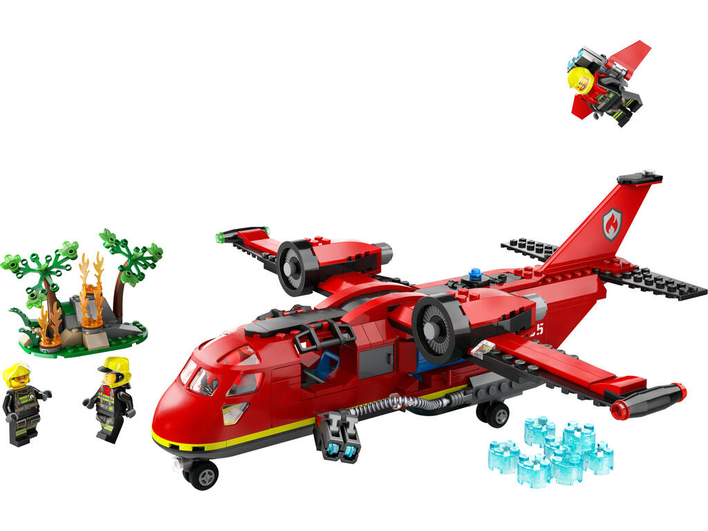 Lego City Avião de Resgate de Bombeiros 60413