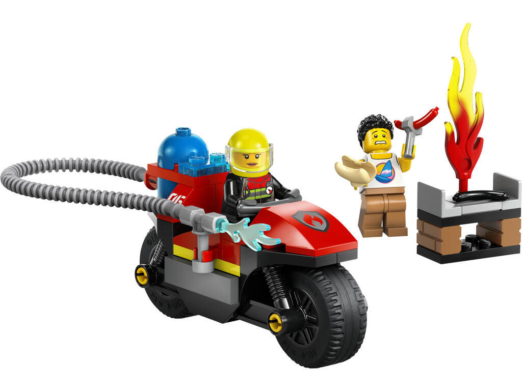 Lego City Moto de Rescate de Bomberos 60410