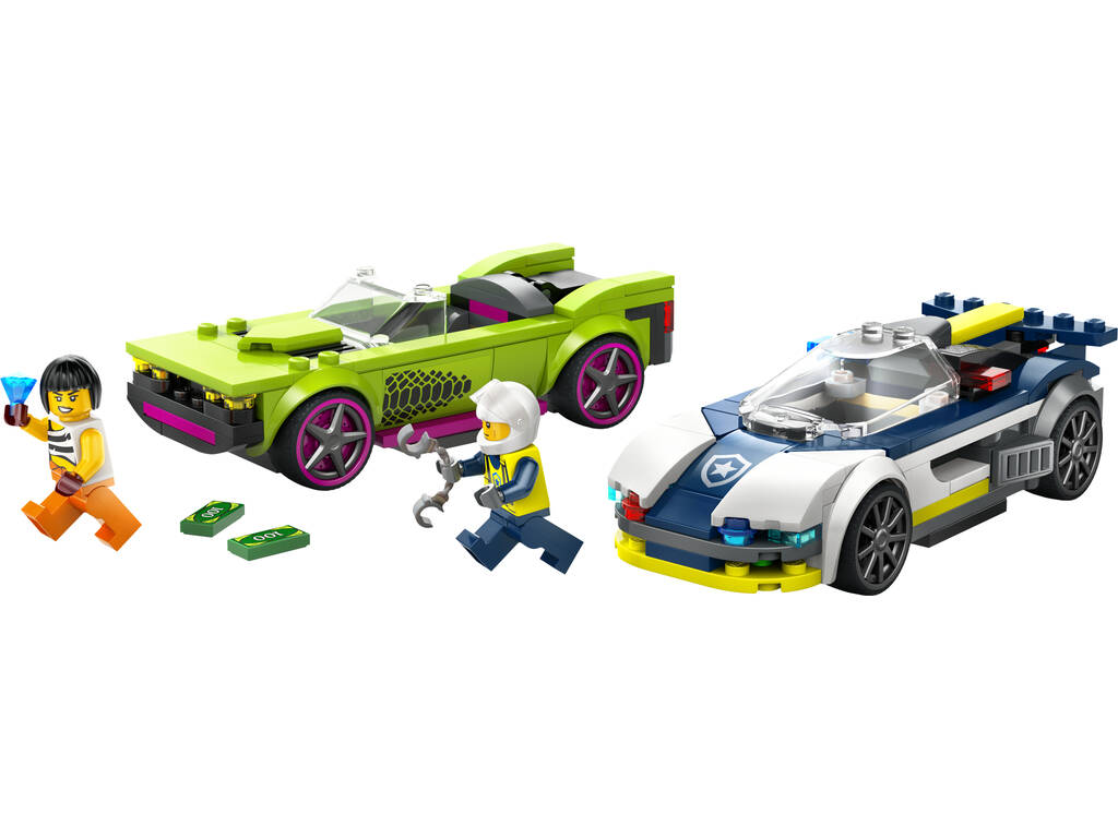 Lego City Carro da Polícia e Potente Desportivo 60415