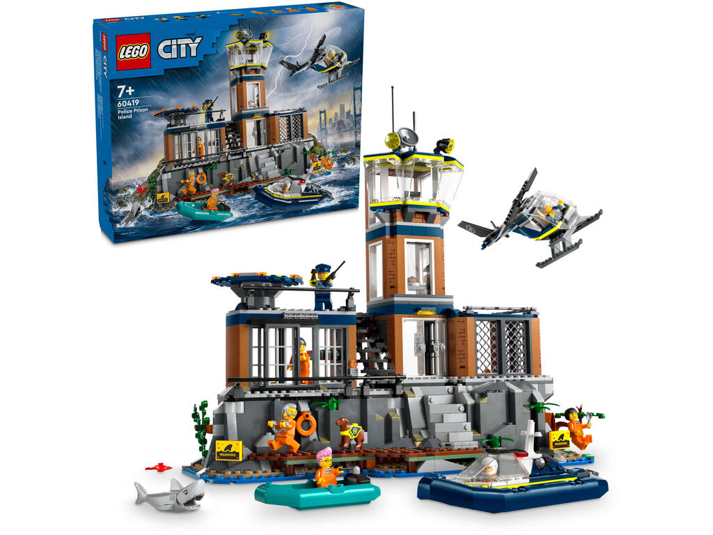 Lego City Ilha da Prisão da Polícia 60419