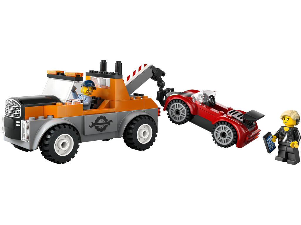 Lego City Autogru e riparazione auto sportive 60435