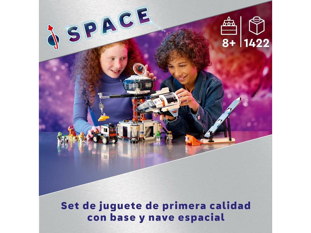 Lego City Space Base Espacial e Plataforma de Lançamento 60434