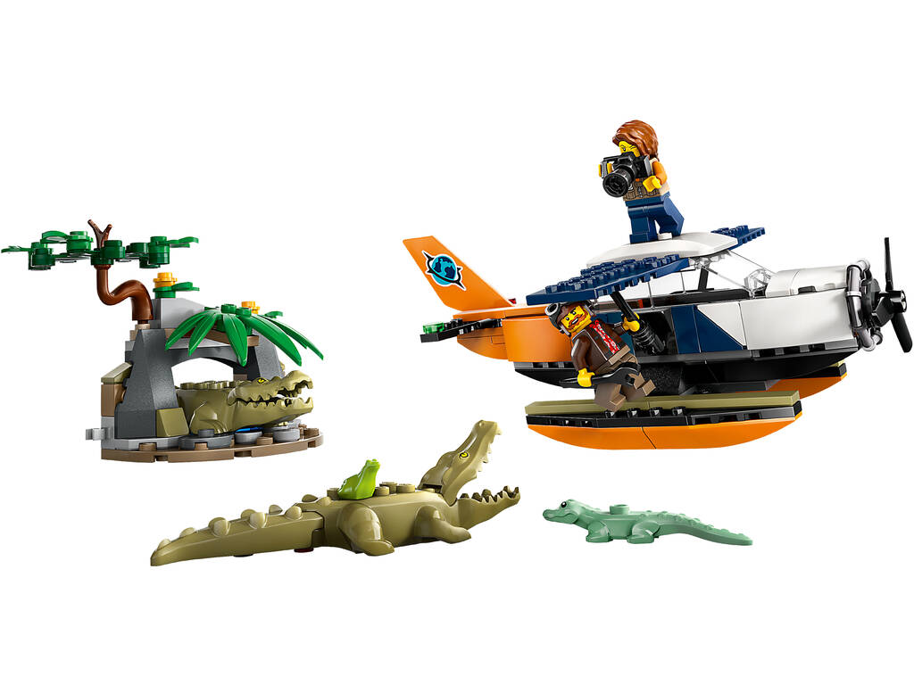 Lego City Exploration Exploradores da Selva Hidroavião 60425