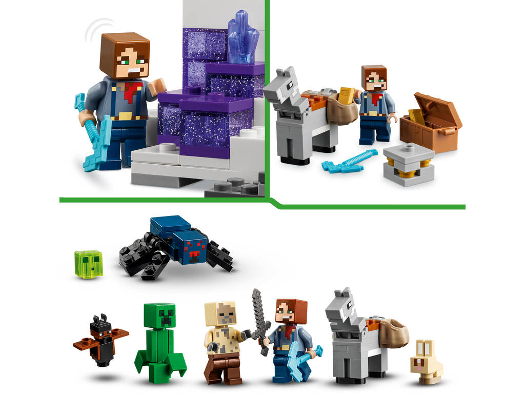 Lego Minecraft El Pozo de Mina de los Páramos 21263