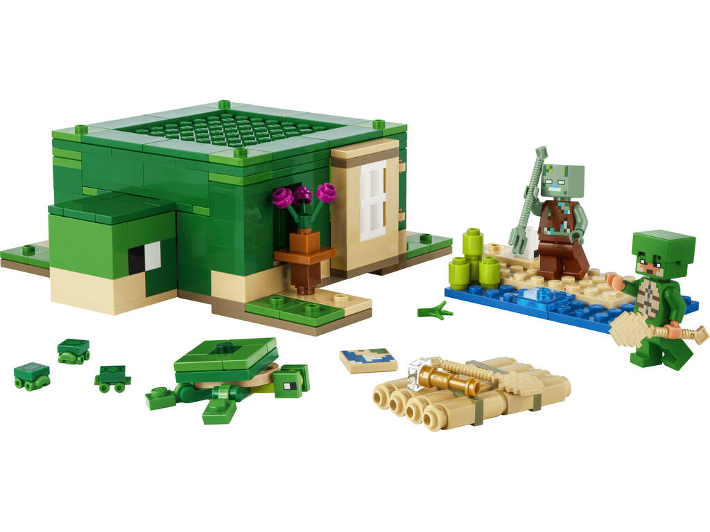 Lego Minecraft Maison Turtle Beach 21254