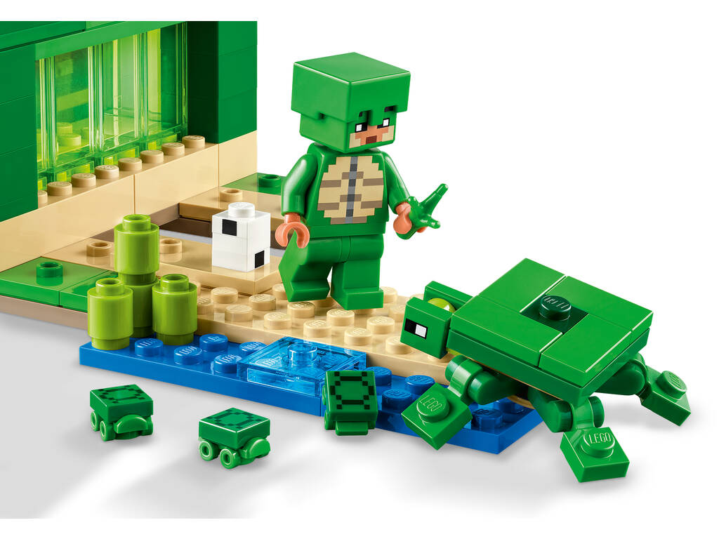 Lego Minecraft La Casa Tortuga de la Playa 21254