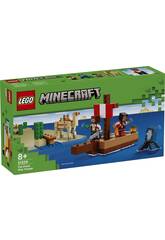 Lego Minecraft El Viaje en el Barco Pirata de Lego 21259